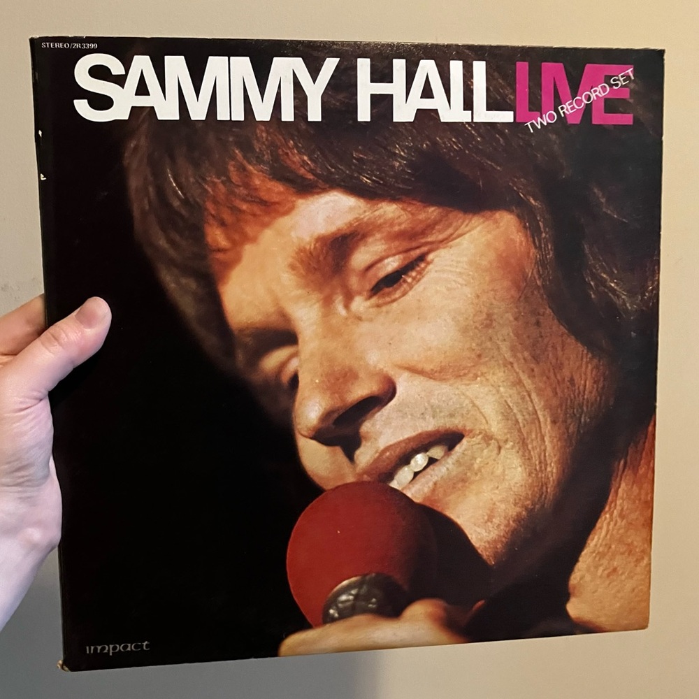 Sammy Hall Live Vinyl Record Set of 2